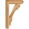 Ekena Millwork Merced Craftsman Rough Sawn Bracket, Western Red Cedar, 4"W x 20"D x 32"H BKT04X20X32MRC04RWR - alternate 3